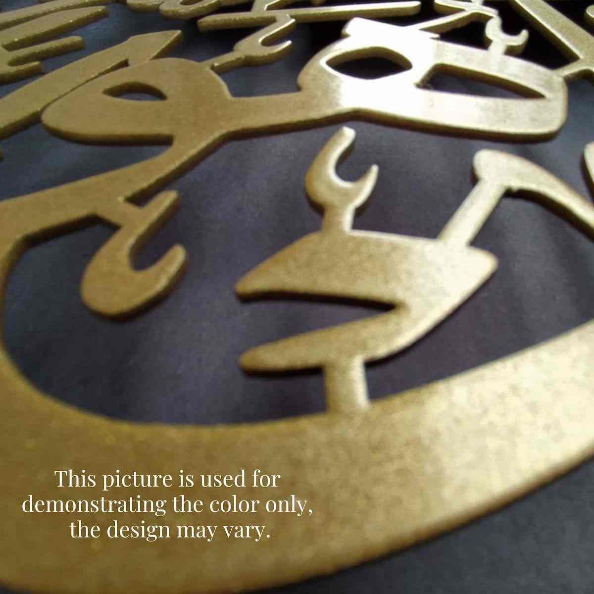 Beautiful Surah Ar-Rum Verse 21 Islamic Metal Wall Art - Quran Calligraphy Home Decor, Perfect Muslim Wedding Gift for Couples - Ideal for Living Room, Bedroom & Mosque Decorations
