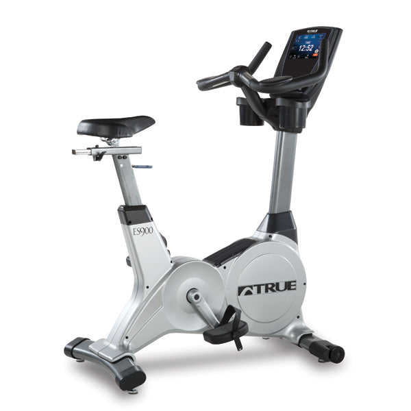 TRUE Fitness ES900 Upright Exercise Bike with T9 Touchscreen - Home Gym Cardio Equipment for Indoor Cycling & Full-Body Workout