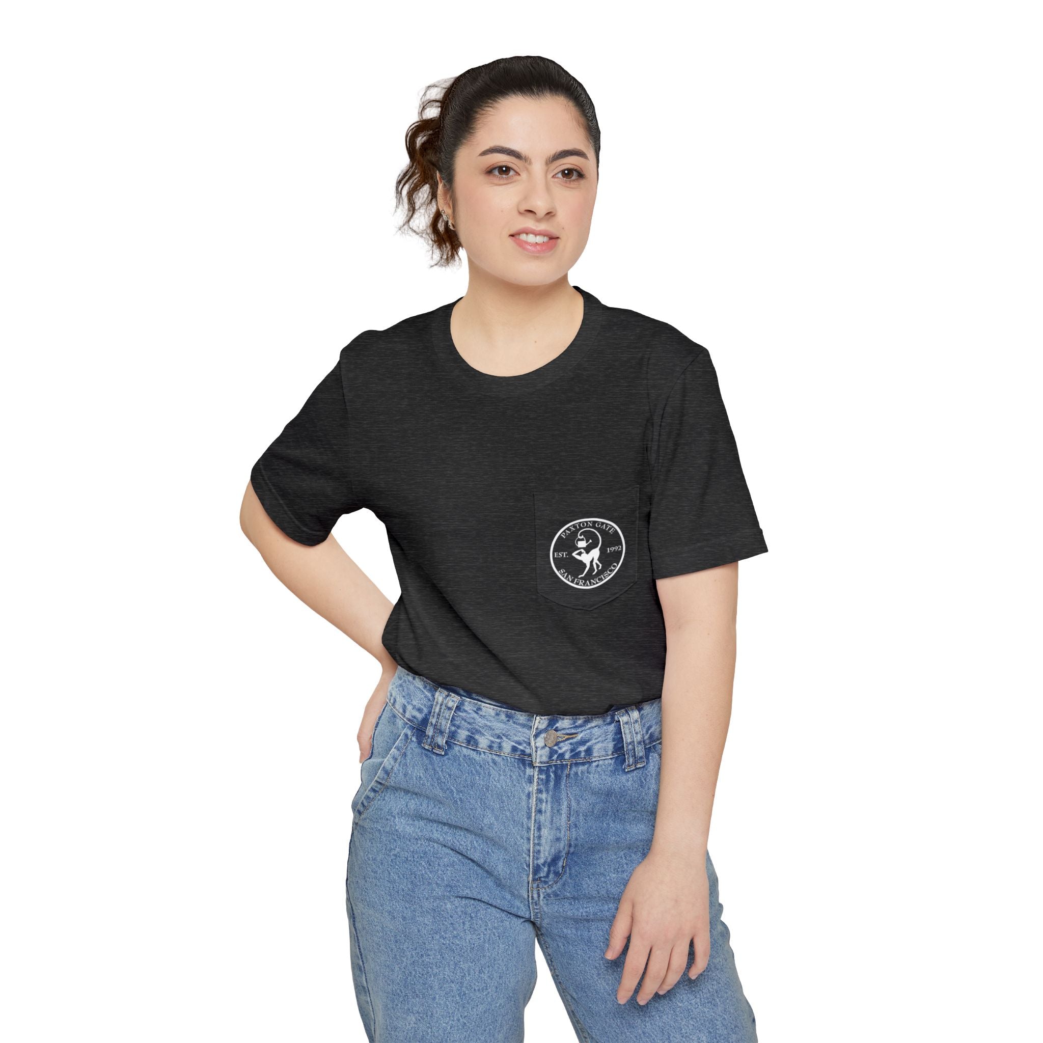 Unisex Mantis Pocket T-Shirt by Kris Struble - Stylish Graphic Tee for Men & Women | Perfect for Casual Wear, Street Fashion & Everyday Outfits