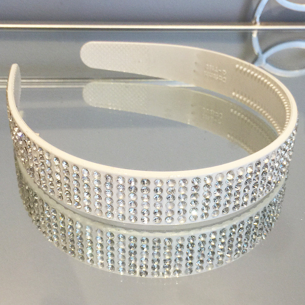 Sparkly Crystal Headband for Women - Elegant Rhinestone Hair Accessory for Weddings, Parties & Special Occasions
