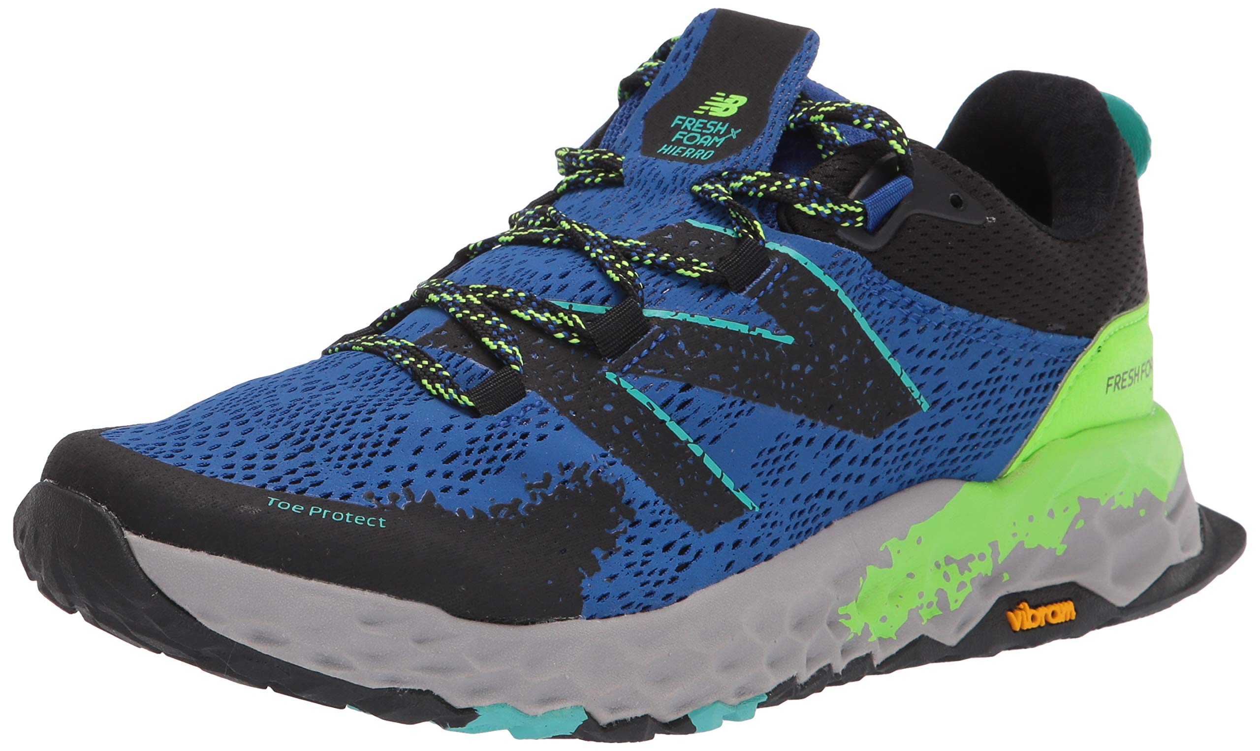 New Balance Men's Fresh Foam Hierro V5 Trail Running Shoes - Lightweight & Durable for Hiking, Jogging & Outdoor Adventures