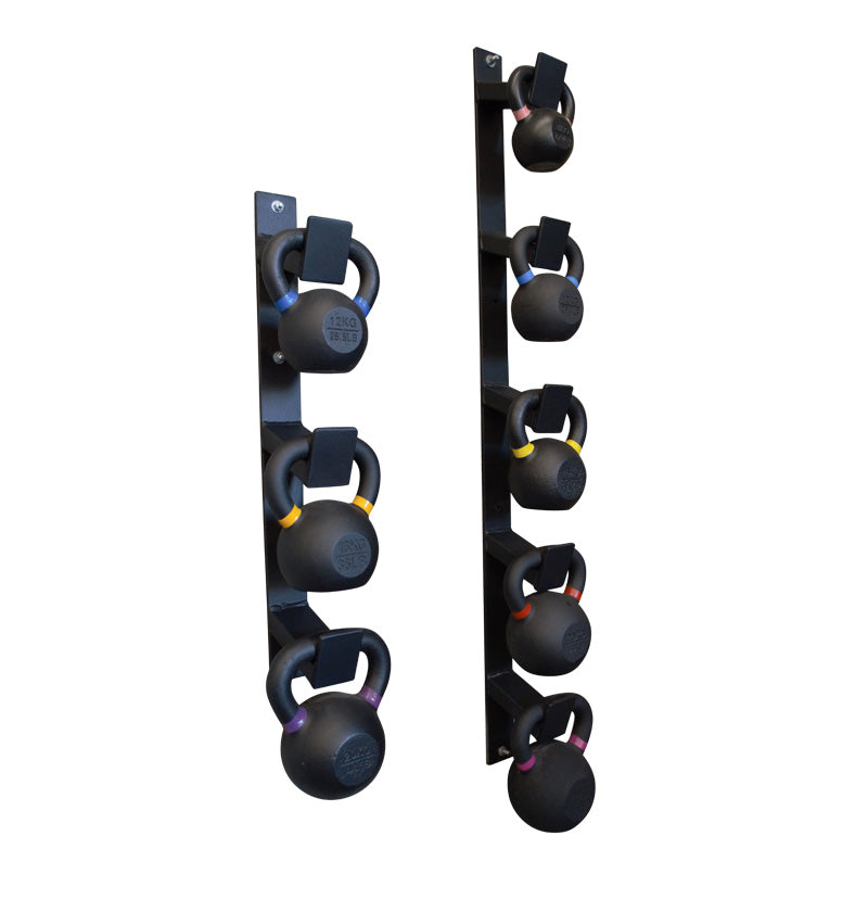 Wall Mounted Kettlebell Rack - Heavy Duty Steel Storage Organizer for Home Gym & CrossFit Training - Perfect for Dumbbell, Weight Plate, and Fitness Equipment Organization
