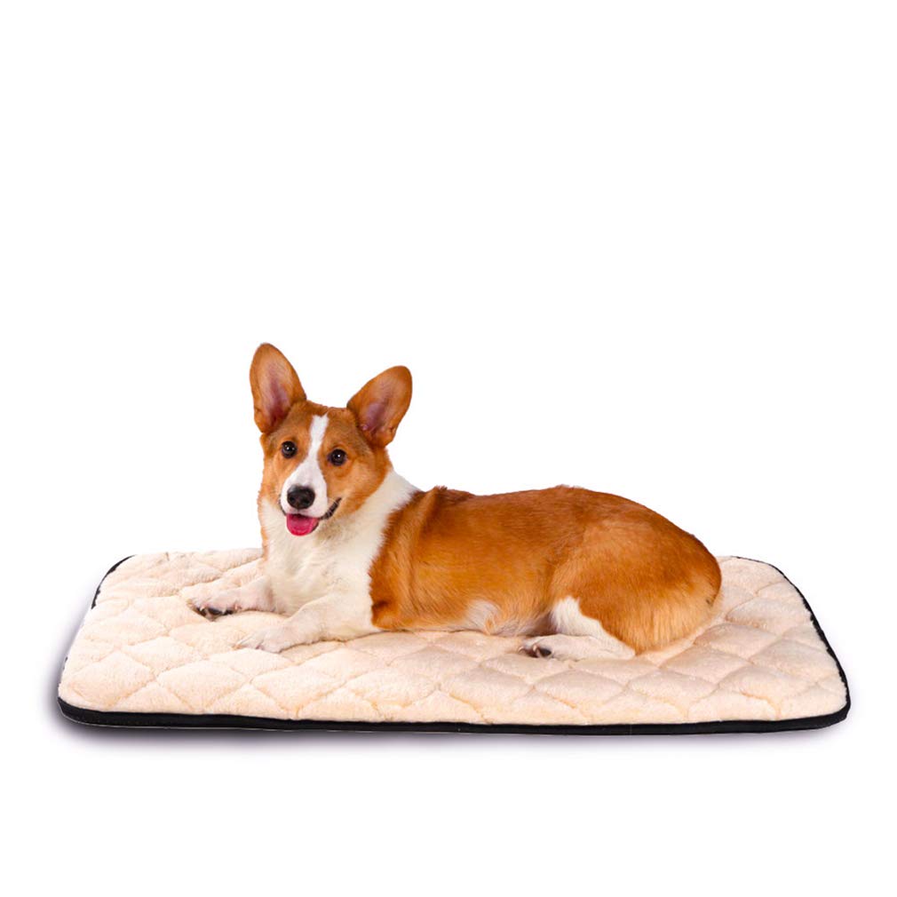 Orthopedic Dog Bed with Memory Foam - Washable Pet Crate Mat & Kennel Pad for Medium & Large Dogs | Comfortable Support for Joint Pain Relief - Perfect for Crates, Floors & Travel Use