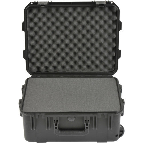 SKB 19x14.25x8 Inch Heavy Duty Rolling Case with Cubed Foam - Perfect for Music Equipment, DJ Gear & Audio Visual Transport