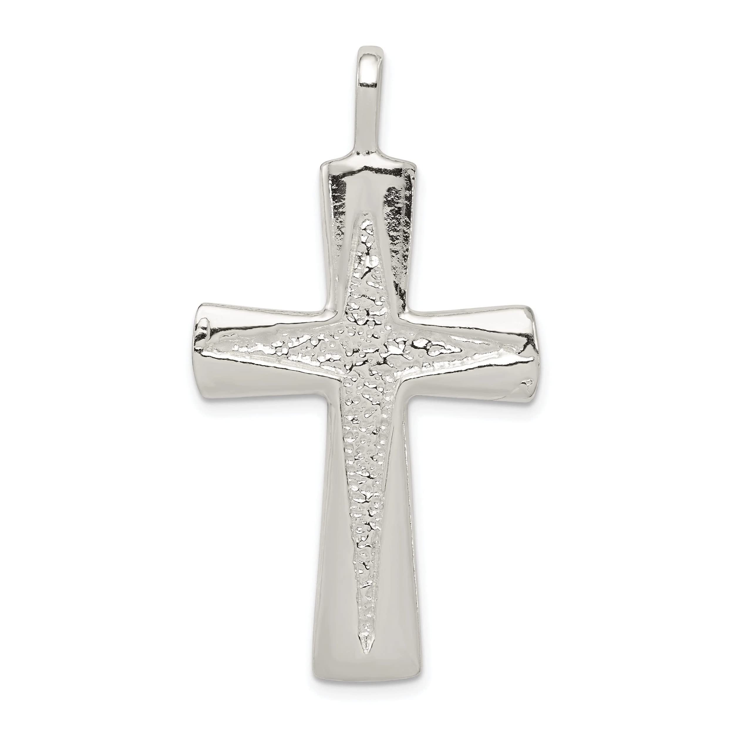 925 Sterling Silver Cross Pendant Necklace for Women & Men - Religious Jewelry Gift for Baptism, Confirmation & Everyday Wear