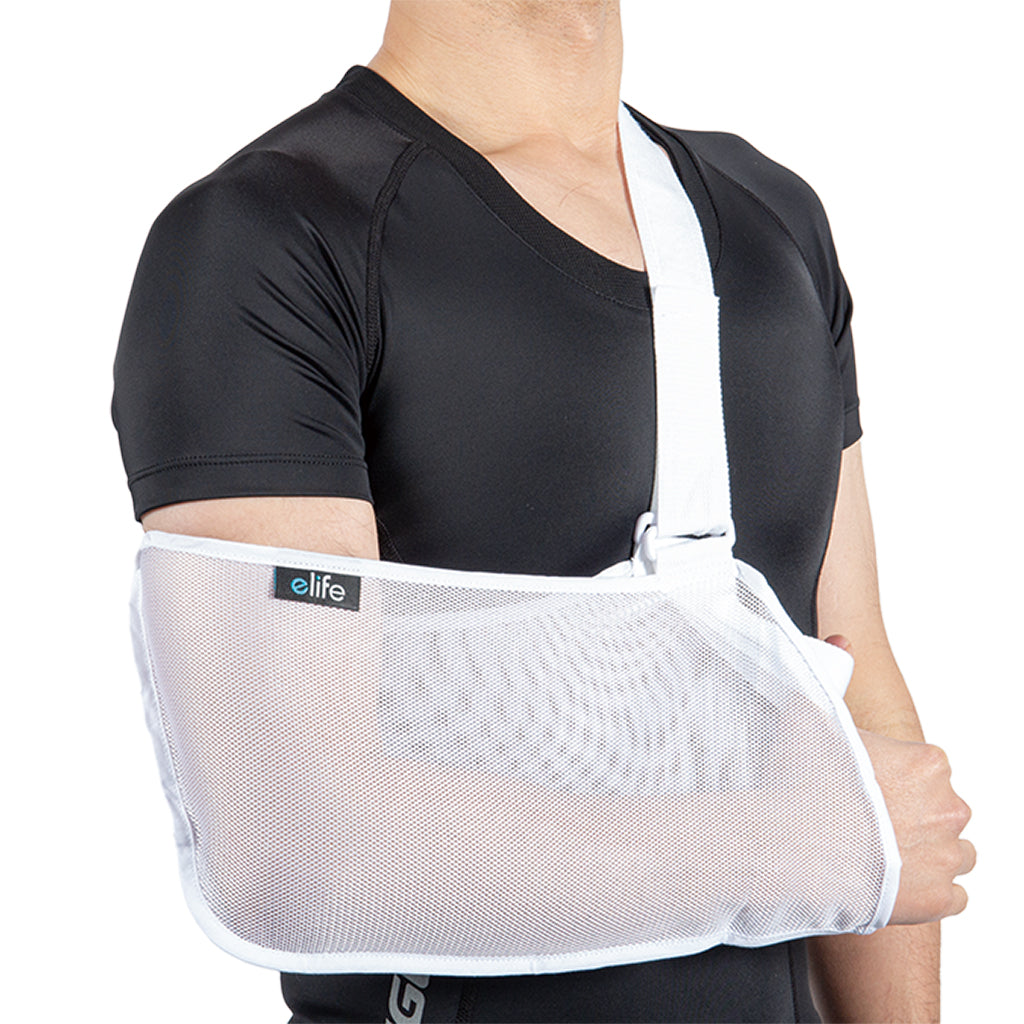 Universal Arm Sling - Adjustable Shoulder Support for Adults & Kids - Medical Sling for Broken Arm, Shoulder Injury & Post-Surgery Recovery - Perfect for Sports Injuries, Daily Use & First Aid Kits