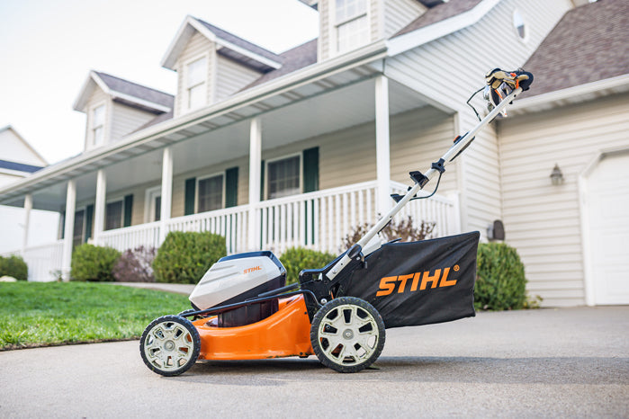 STIHL RMA 460 V 21-Inch Cordless Battery Powered Self-Propelled Lawn Mower - Perfect for Medium to Large Yards, Quiet Operation for Residential Areas