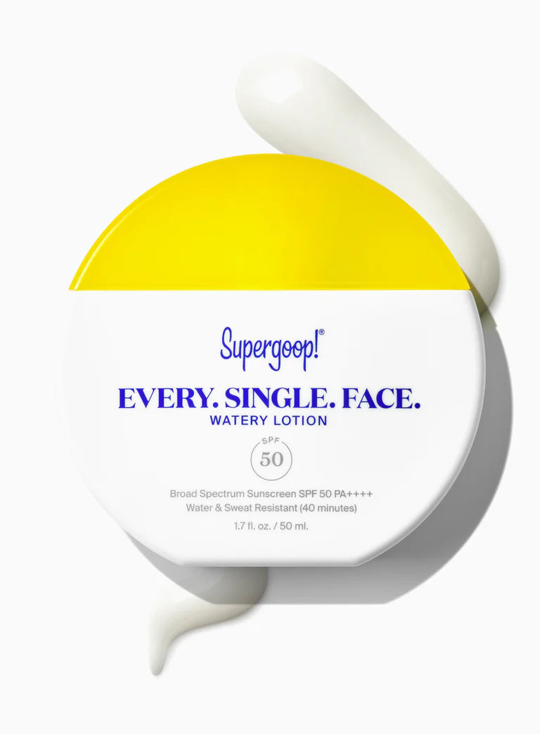 Every. Single. Face. Watery Lotion SPF 50 - Hydrating Sunscreen for Daily Protection | Perfect for Beach, Outdoor Activities & Everyday Use