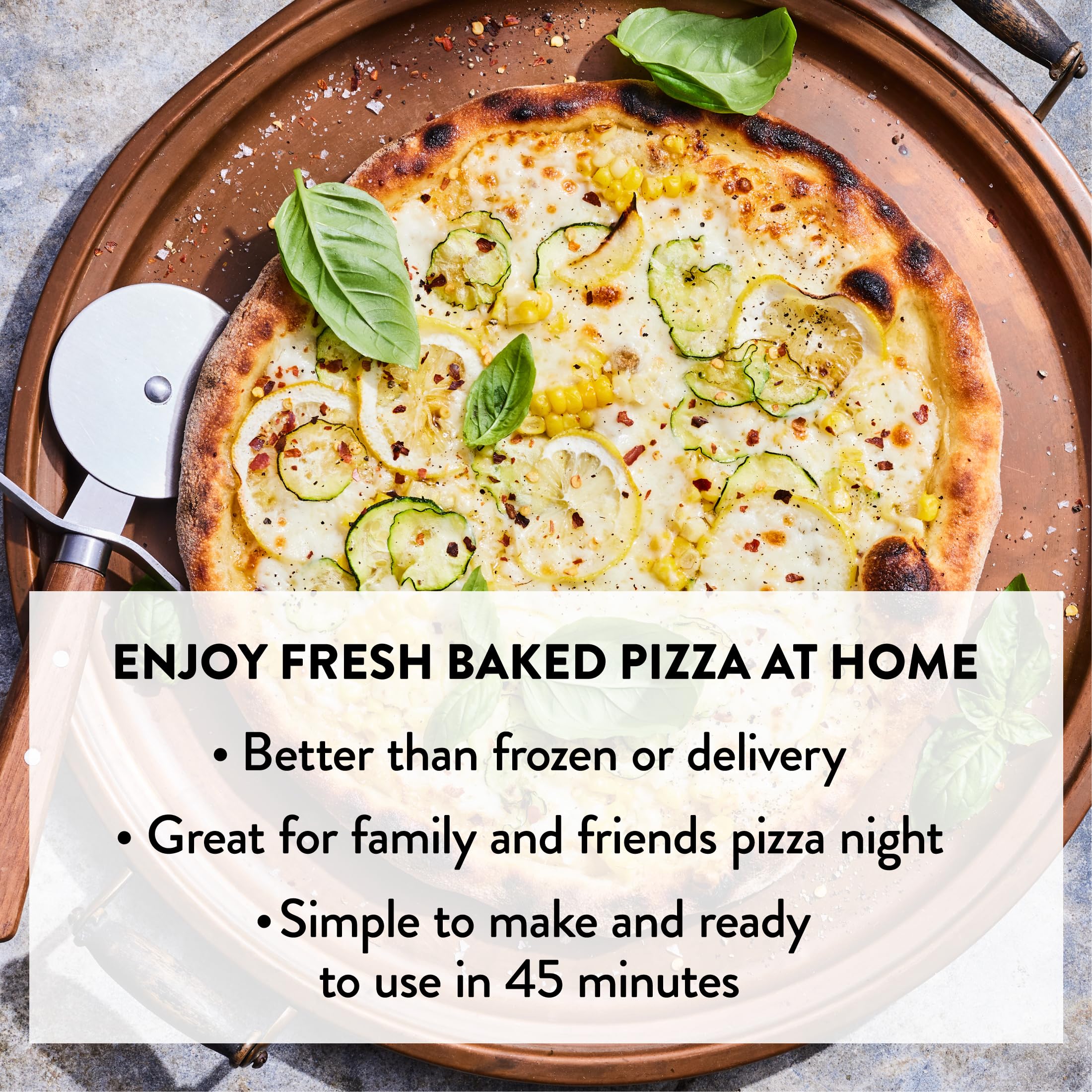 DeLallo Gluten Free All Purpose Pizza Dough Mix Kit - 17 Oz (10 Pack) for Baking Crust, Bread & Calzones | Vegan, Dairy Free, All Natural | Perfect for Homemade Pizza Nights & Italian Cooking