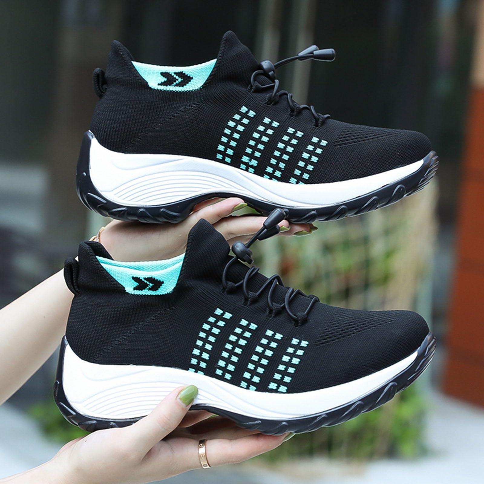 Women's Lightweight Running Shoes - Slip-On Tennis Sneakers for Walking, Non-Slip Athletic Shoes with Comfortable Cushioning | Perfect for Jogging, Gym Workouts & Daily Walking