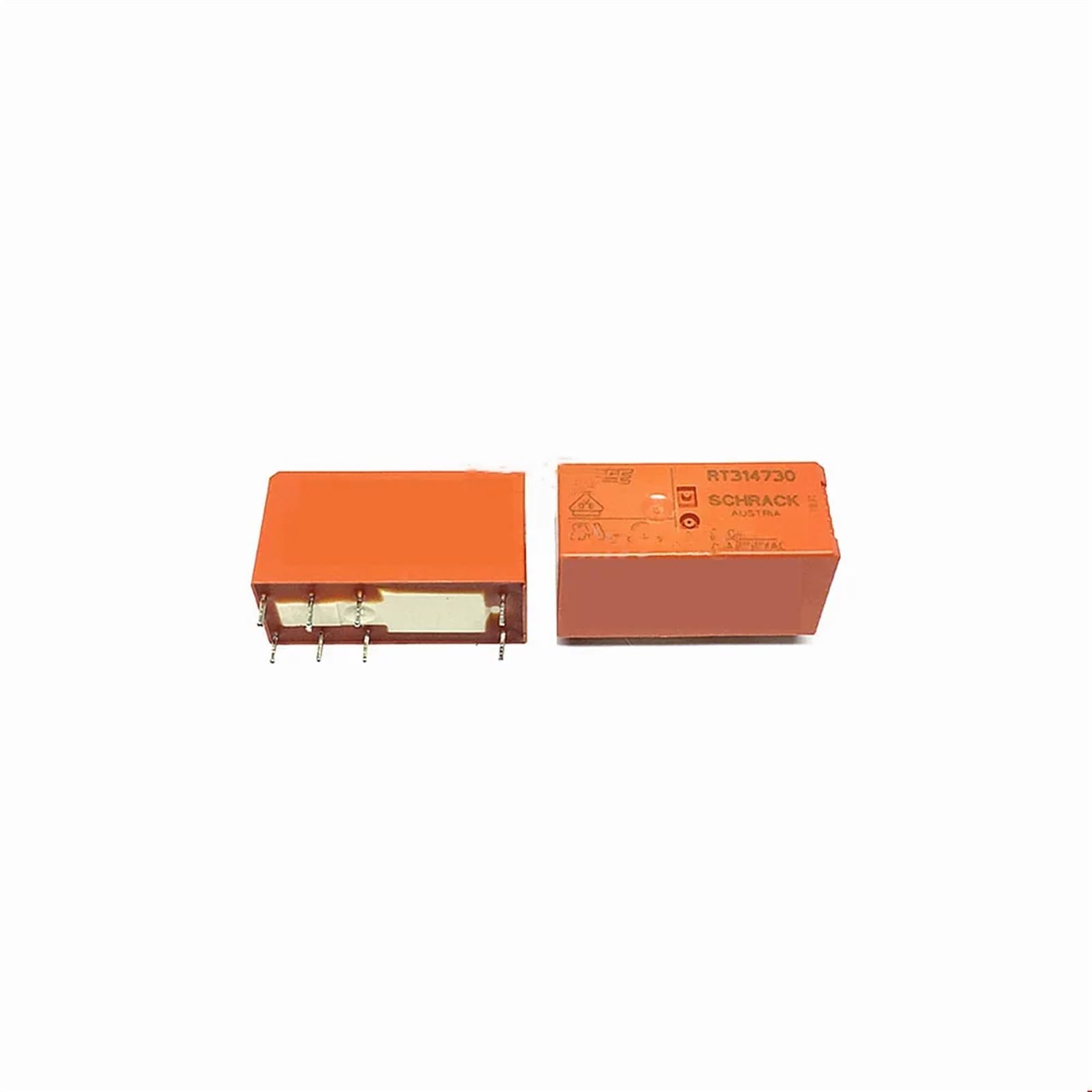 5PCS RT314012 12VDC / RT314005 5V / RT314024 24V / RT314730 230VAC Relay - 8 Pin 16A SPDT Power Relay (NO.2906288) - Ideal for Industrial Control, Automotive Circuits, and Home Appliances