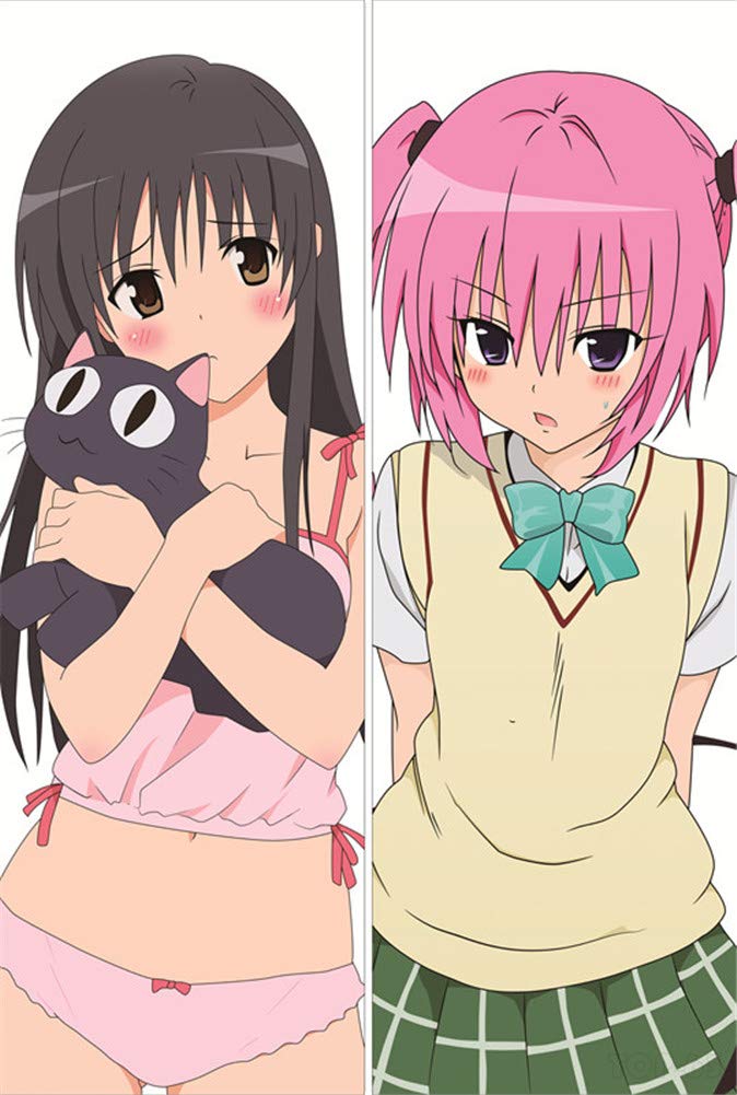 To Love-Ru - Lala Satalin Deviluke Anime Body Pillow Cover 180x60cm 2-Way Tricot - Soft Hugging Pillow Case for Anime Fans, Bedroom Decor, and Cosplay Enthusiasts