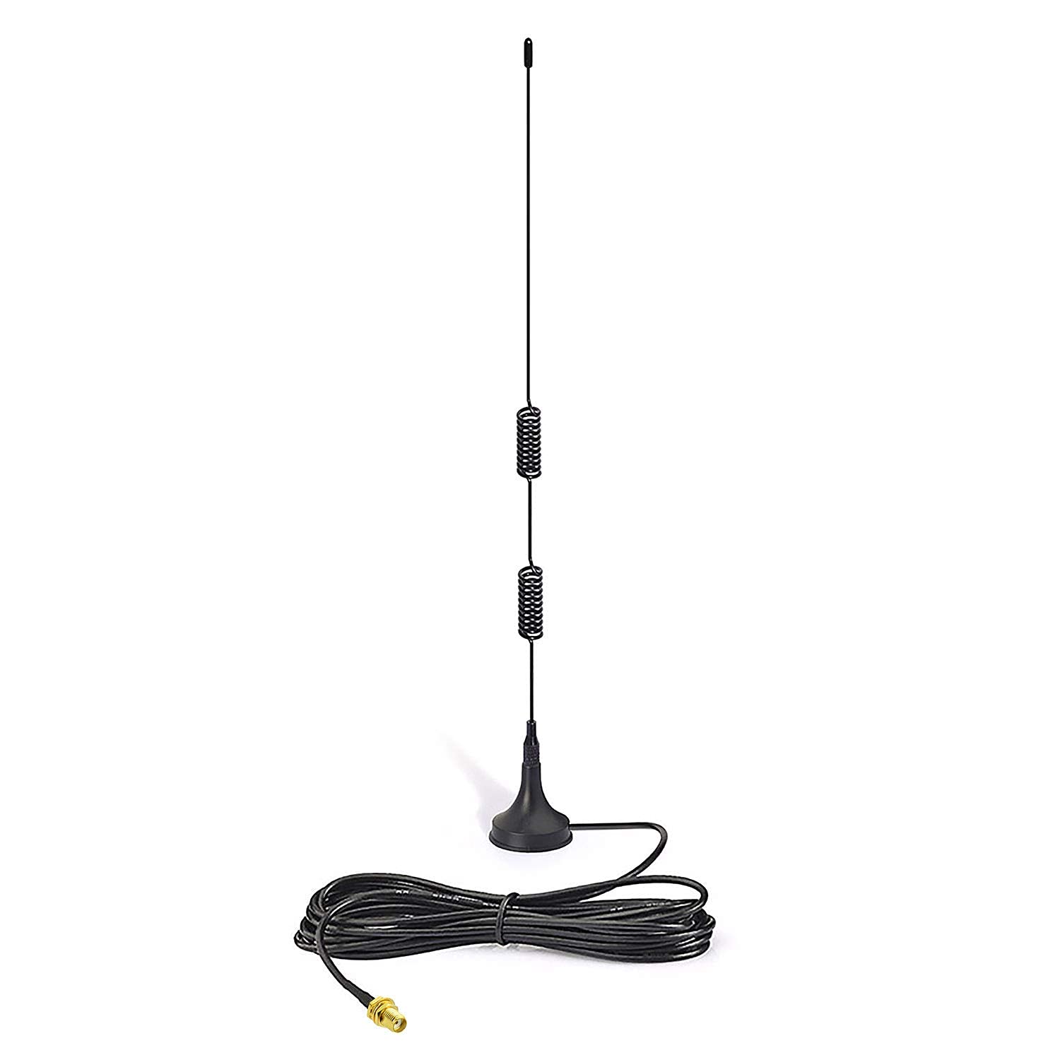 Bingfu Dual Band VHF UHF 136-174MHz 400-470MHz Ham Radio Antenna with Magnetic Base - SMA Female Connector for Kenwood, Wouxun, BaoFeng BF-F8HP, UV-5R, UV-82, BF-888S - Perfect for Emergency Communication, Outdoor Adventures, and Two-Way Radio Enthusiasts