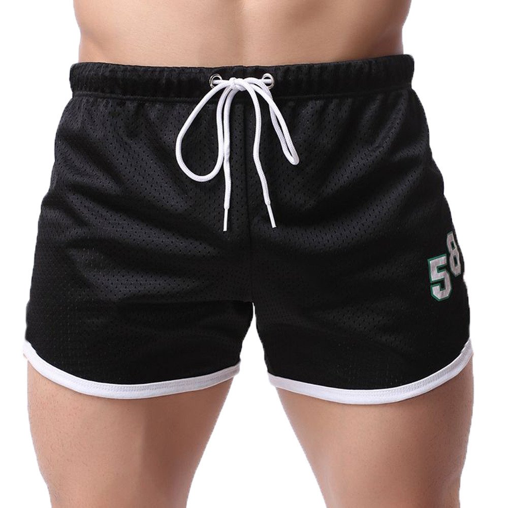 Men's Summer Casual Fitness Shorts - Breathable Workout & Bodybuilding Shorts for Gym, Running & Outdoor Activities