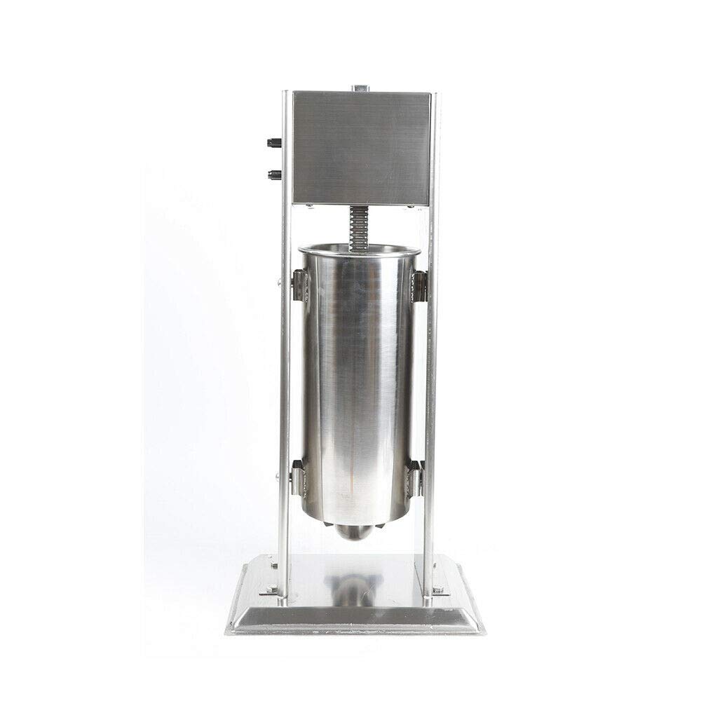 Commercial Churro Maker Machine - 5L Stainless Steel Vertical Manual Churrera with 4 Nozzles - Professional Spanish Donut Maker for Restaurants, Bakeries & Home Use - Perfect for Cafes, Parties, Street Fairs & Holiday Events