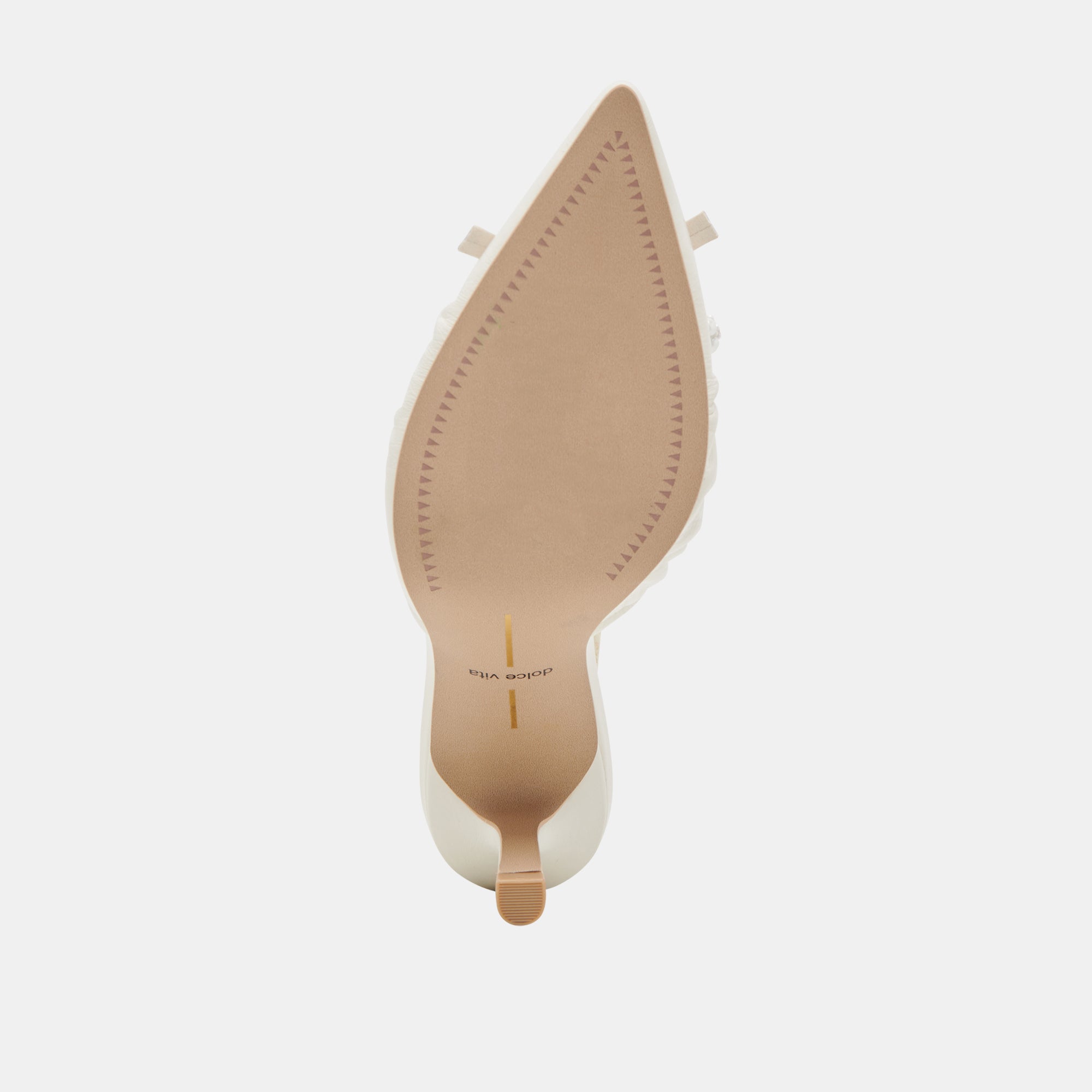 KAIRI Women's White Crinkle Patent Leather Pearl Heels - Elegant High Heel Pumps for Parties, Weddings & Evening Events