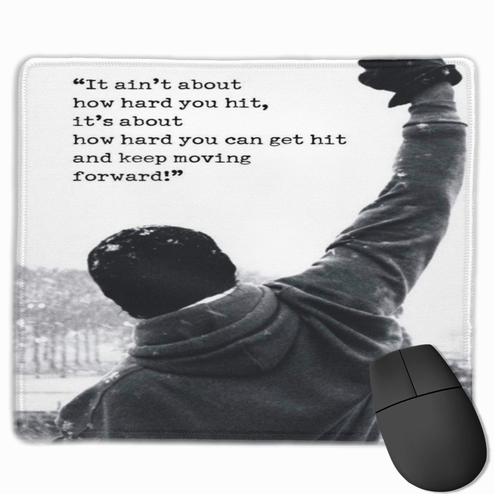 Anime Rocky Balboa Mouse Pad - Waterproof Non-Slip Gaming Mouse Pad with Rubber Base for PC, Laptop & Office Desk | Perfect for Work, Gaming & Home Office Accessories