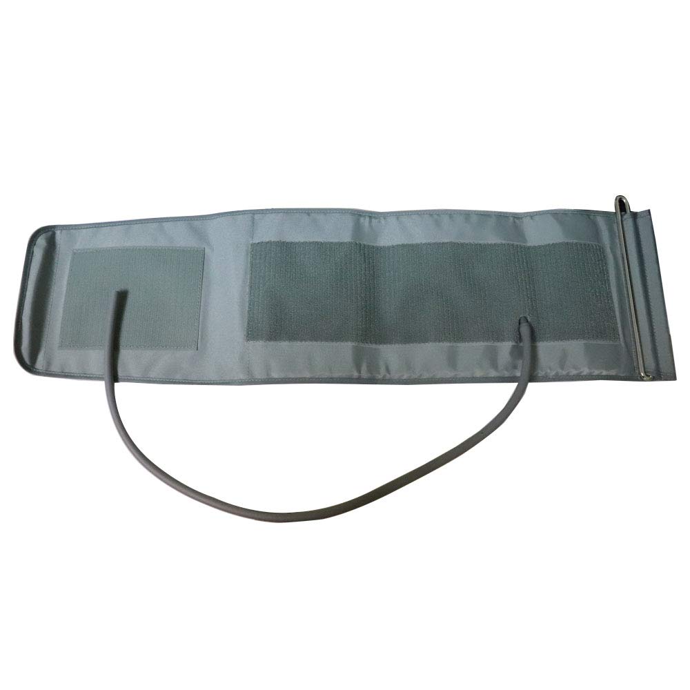 Manual Blood Pressure Monitor Cuff - Large Adult (32-43cm Arm Circumference) with Pressure Gauge & Inflation Bulb - Gray - Ideal for Home Health Monitoring & Medical Use