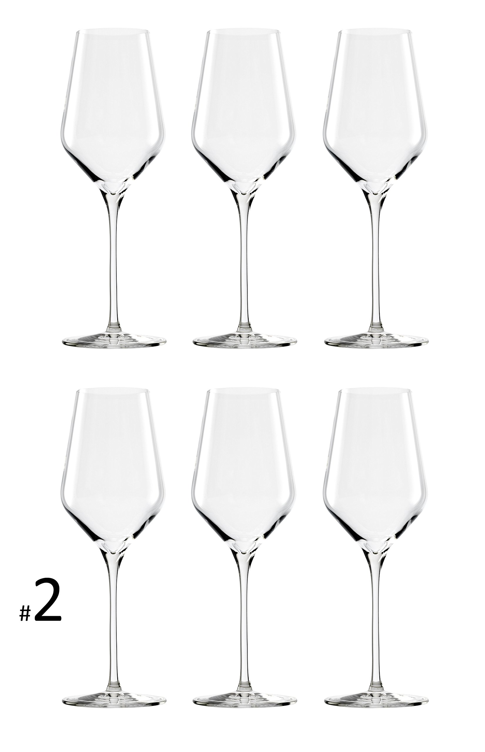Premium 18-Piece Wedding Glass Set - 6 Red Wine, 6 White Wine & 6 Champagne Glasses | Stölzle Lausitz Quatrophil Schloss Klafeld Crystal Collection | Elegant Tableware for Weddings, Anniversaries & Special Occasions