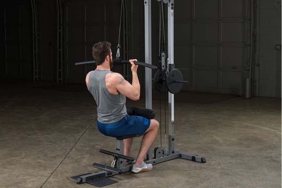 Body Solid Pro Lat Pulldown Machine - Heavy Duty Gym Equipment for Home & Commercial Use - Perfect for Strength Training & Back Workouts