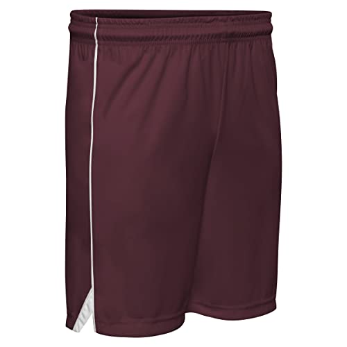 Maroon, White