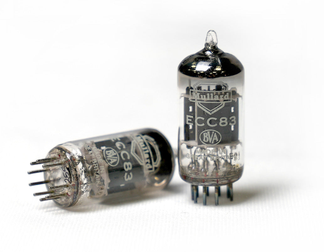Mullard ECC83 12AX7 Vacuum Tube - Special Low Microphony Audio Valve with U-Shaped Support Rod for Guitar Amps & Hi-Fi Systems