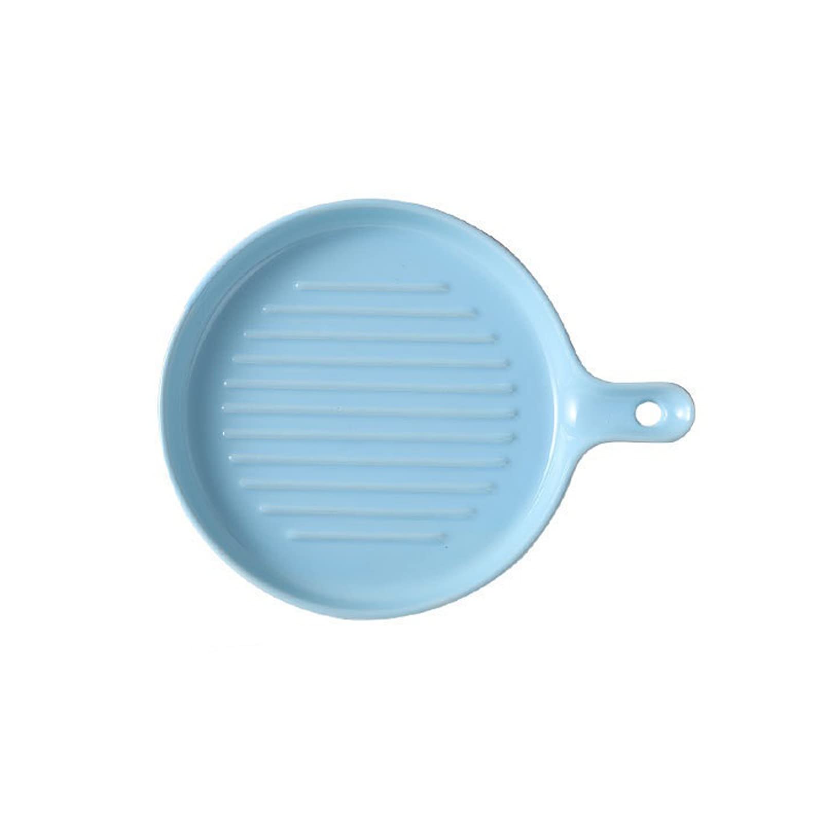 Luckxuan Ceramic Baking Dish Set - Oven Safe Cheese Baking Pan, Microwave Safe Bakeware for Kitchen, Home, and Restaurant Use - Sky Blue Color - Perfect for Casseroles, Lasagna, and Desserts