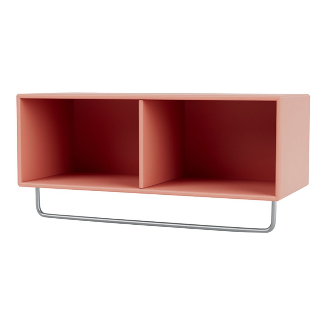 Wall Mounted Coat Shelf with Hanging Clothes Rack - Space Saving Entryway Organizer for Coats, Hats & Accessories - Perfect for Hallway, Mudroom or Bedroom Storage