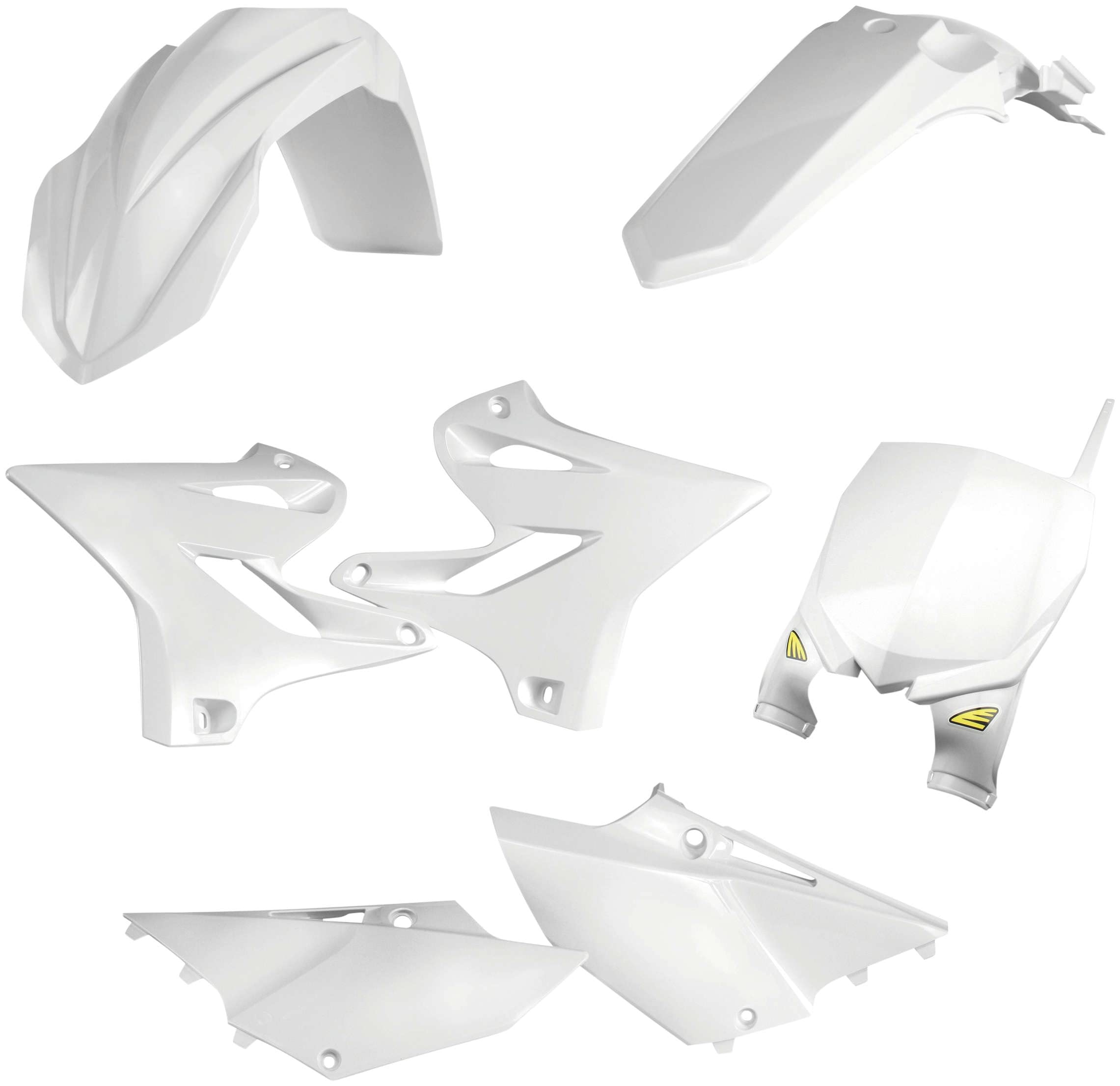 Cycra Replica Plastic Kit - High-Quality White Dirt Bike Fairings for Off-Road Motorcycles | Perfect for MX, Enduro & Trail Riding