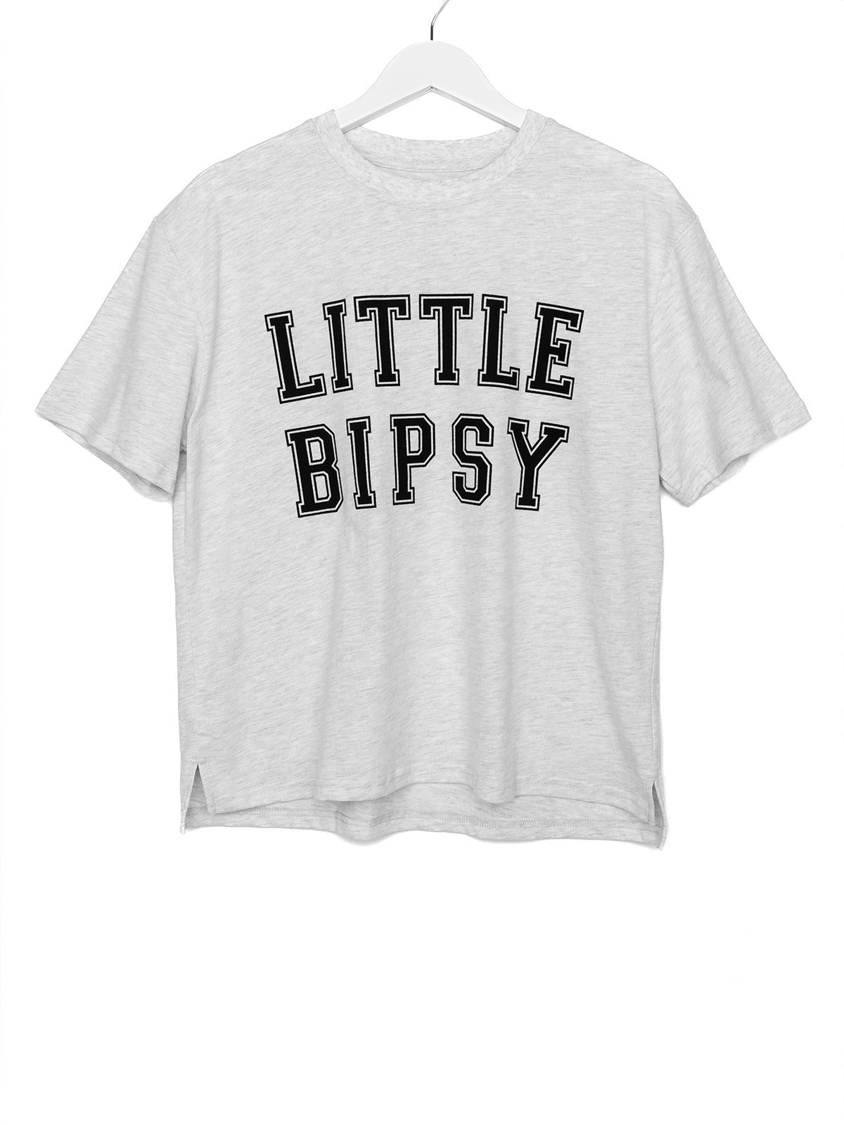 Adult LB Collegiate T-Shirt - Grey | Comfortable & Stylish Casual Wear for Men & Women | Perfect for College, Gym, and Everyday Outfits