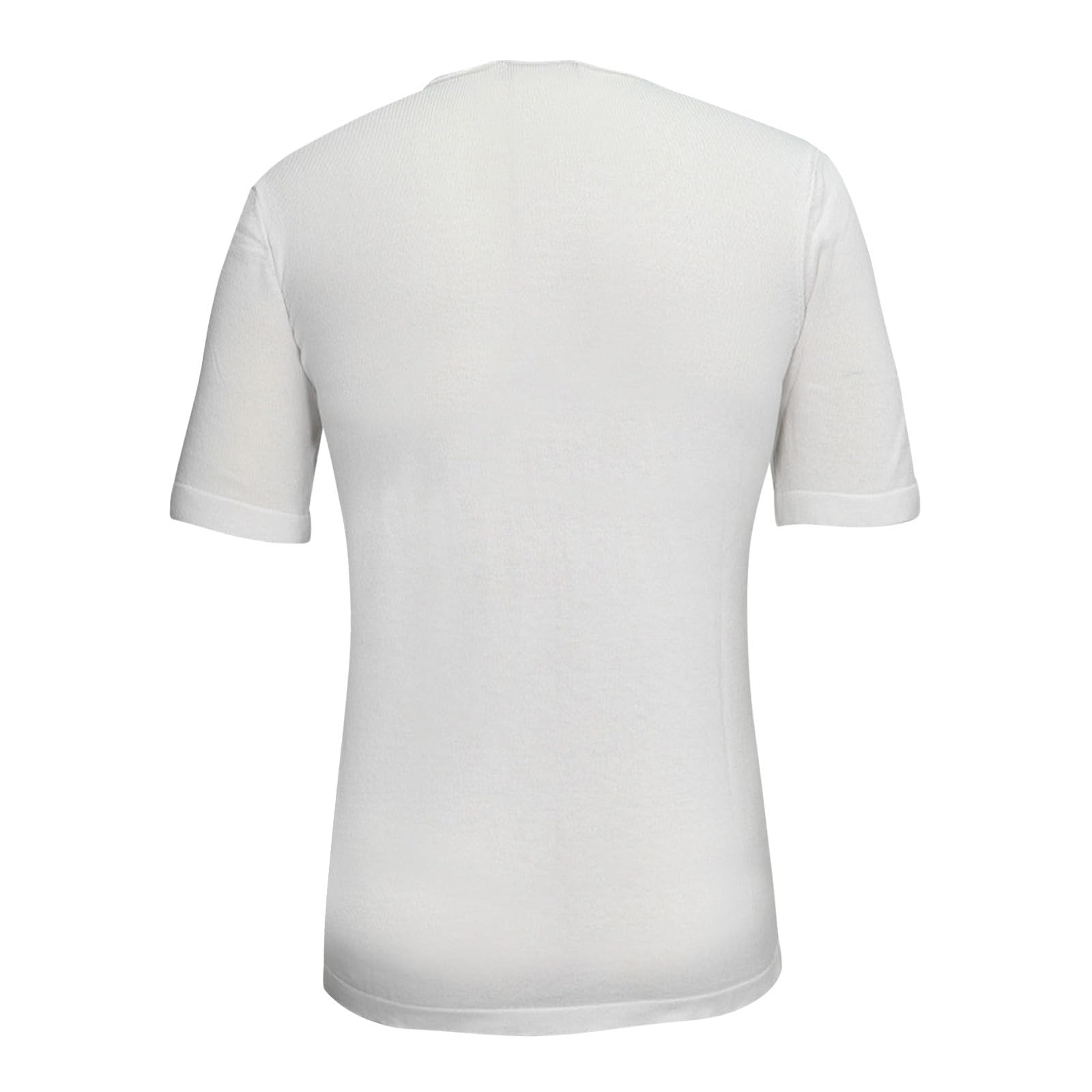 **Men's V-Neck Short Sleeve T-Shirts - Summer Casual Tee for Beach, Travel & Everyday Wear - Comfortable Cotton Blouse Tops for Dads & Guys**    *Perfect for outdoor activities, vacations, or casual outings with friends and family.*