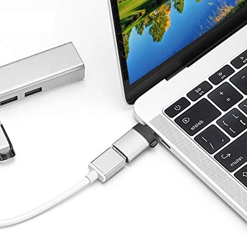 Schok Classic Flip Phone USB-C to A PortChanger Cable (2-Pack) - OTG USB Type-C Keychain Adapter in Slate Black - Perfect for Charging & Data Transfer On The Go