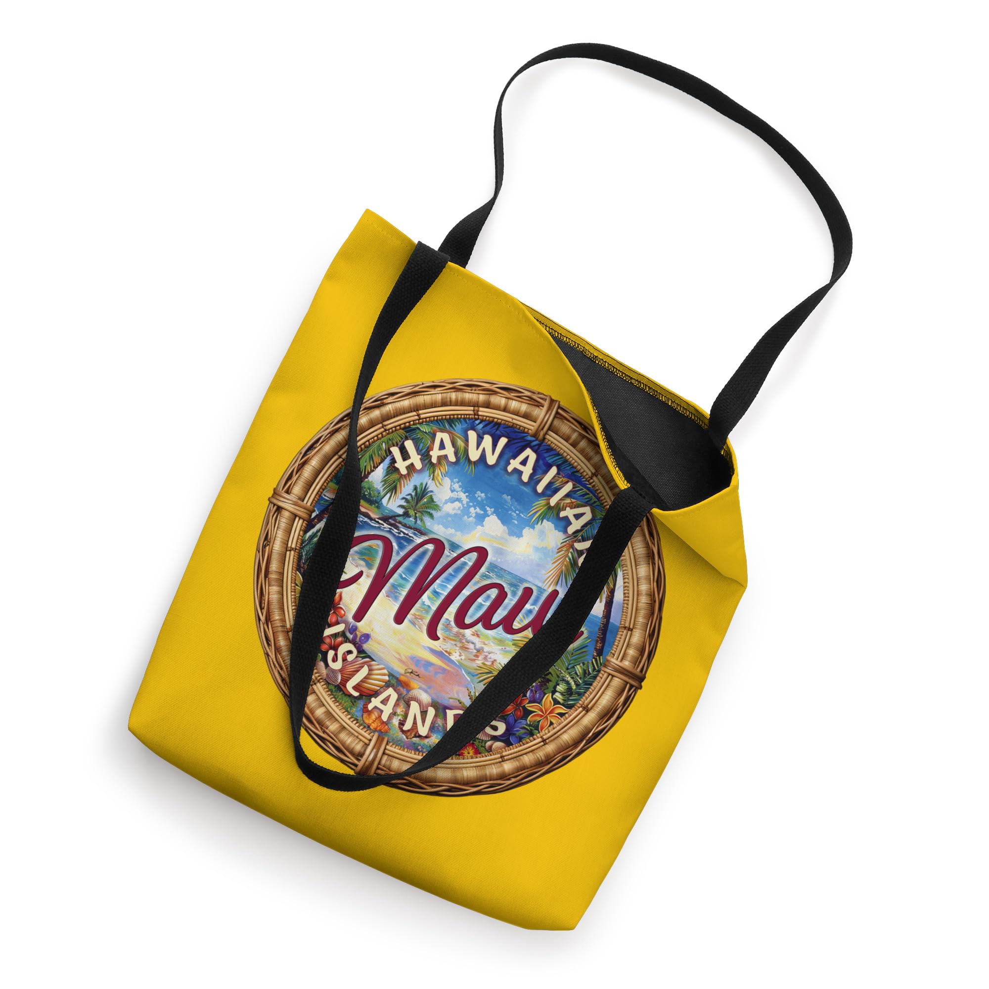 JCombs: Stylish Maui Hawaii Tote Bag - Durable & Waterproof Beach Bag for Women, Perfect for Travel, Shopping & Beach Day Essentials