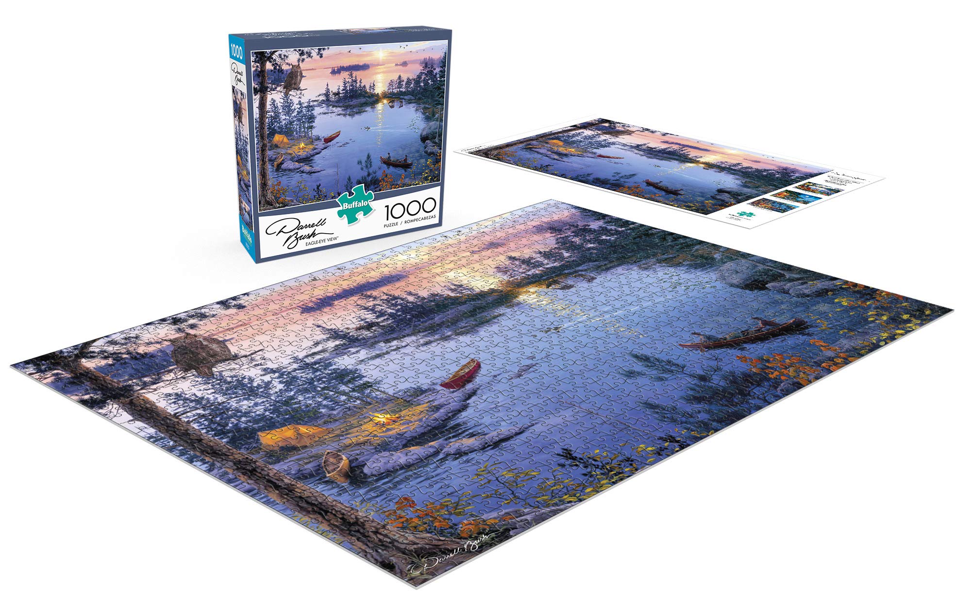 Buffalo Games 1000-Piece Eagle-Eye View Jigsaw Puzzle for Adults & Family Game Night