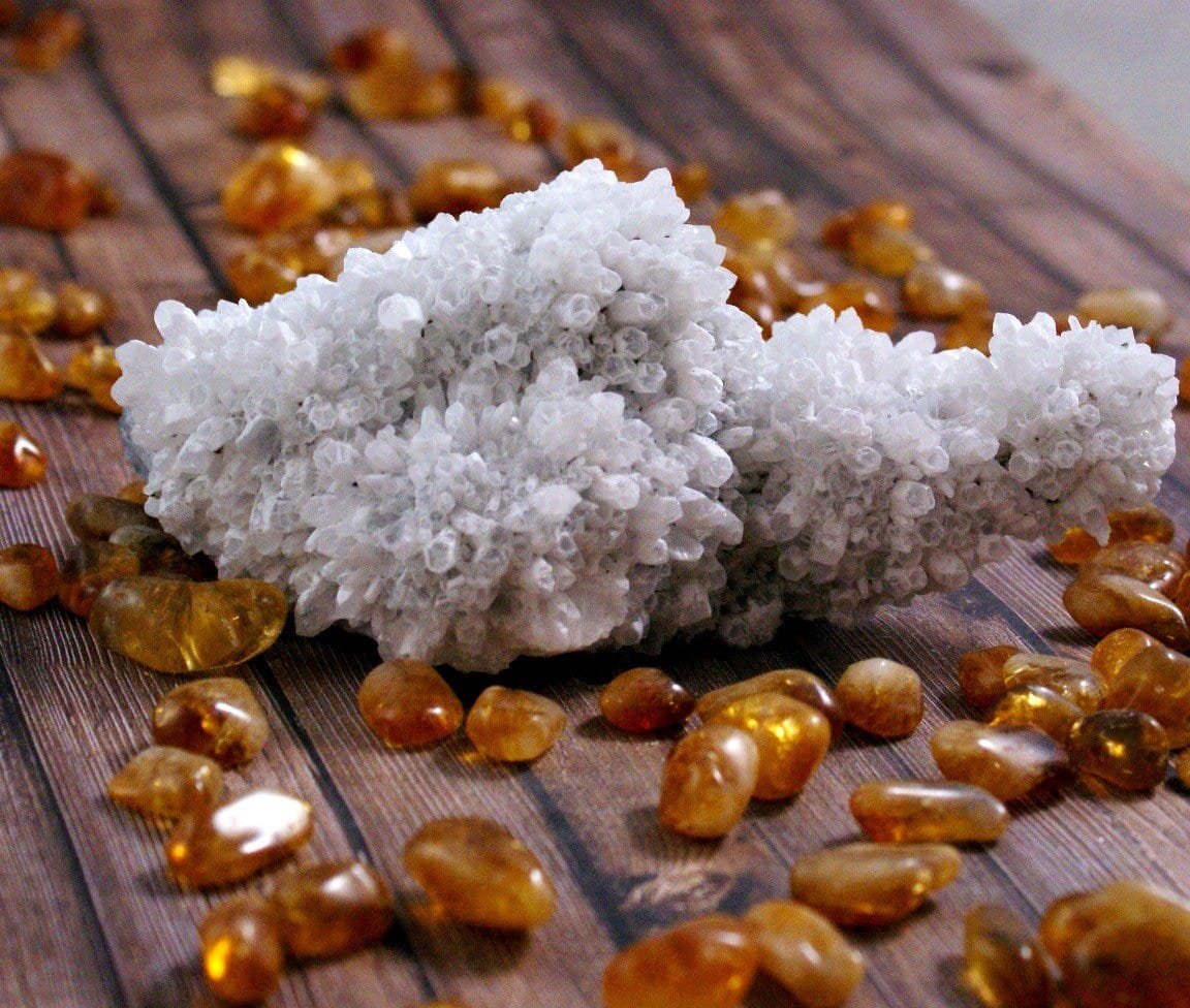 Authentic Bulgarian Quartz and Galena Crystals - Natural Healing Stones for Meditation, Energy Work & Home Decor