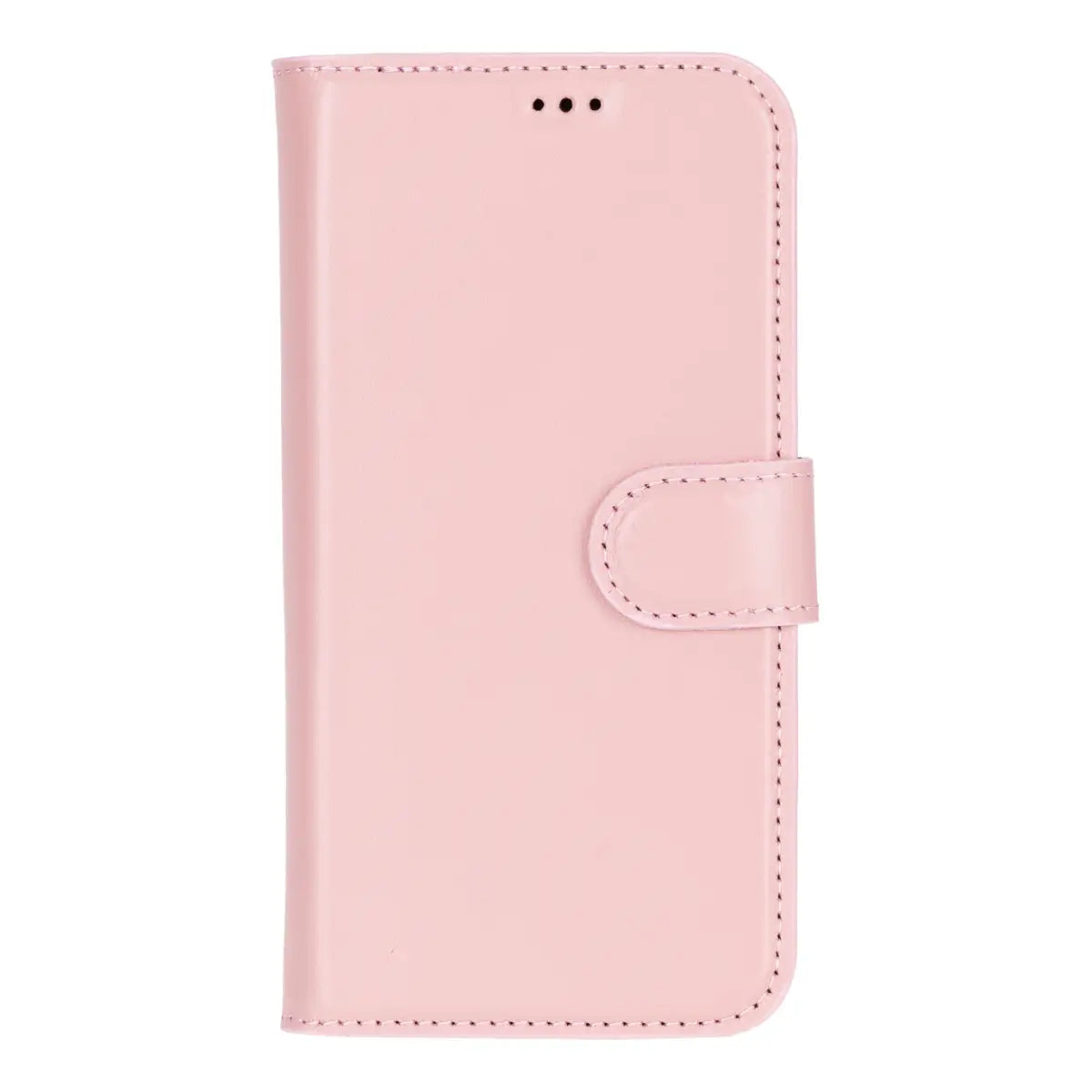 Pink Leather Wallet Case for iPhone 16 Pro - Slim Protective Phone Cover with Card Slots | Perfect for Everyday Use, Travel & Shopping