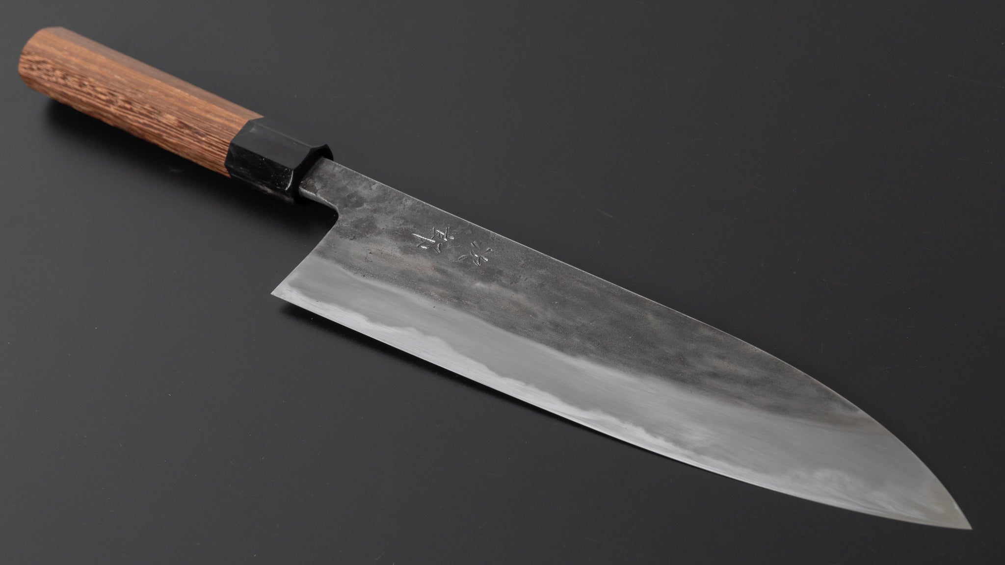 Premium Jiro Tsuchime Wa Gyuto 225mm Japanese Chef Knife with Taihei Tagayasan Handle - Perfect for Sushi, Meat Slicing & Professional Kitchen Use