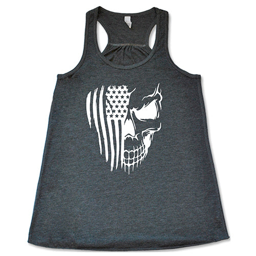 Skull Flag T-Shirt - Gothic Punk Graphic Tee for Men & Women | Perfect for Concerts, Halloween & Streetwear Fashion
