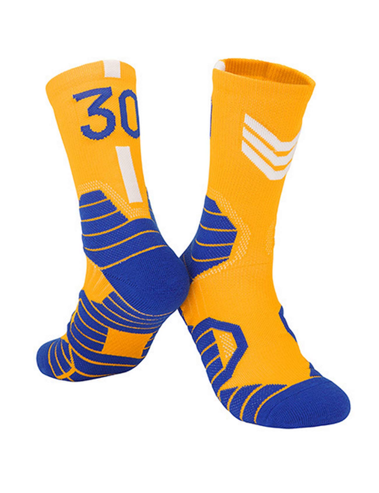 Best Basketball Socks for Men & Women - Custom Team Number Crew Socks - Perfect for Games, Training & Sports Gifts