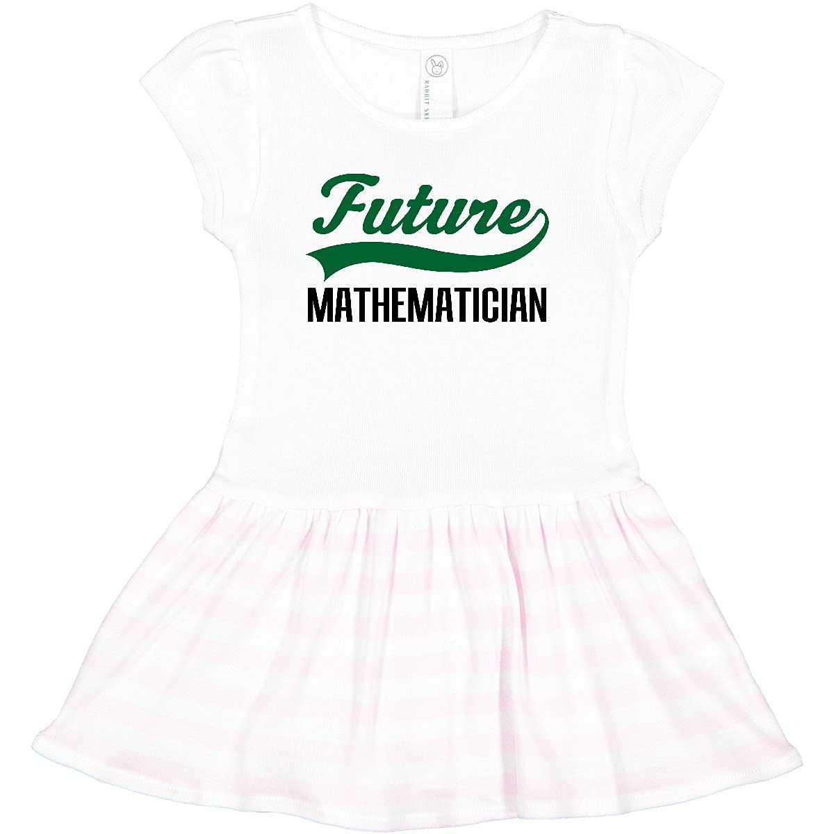 Inktastic Future Mathematician Toddler Dress - Cute Math-Themed Outfit for Baby Girls & Toddlers | Perfect for School, Birthday Parties & Family Photos