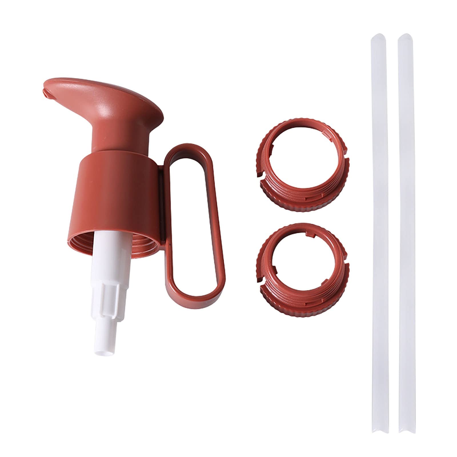 Oil Cap Pump Top Dispenser Nozzle - 1pc Red Bottle Press Nozzle for Kitchen Fuel, Spruce Spray & Liquid Dispensing - Perfect for Oils, Vinegars, Soaps & DIY Projects