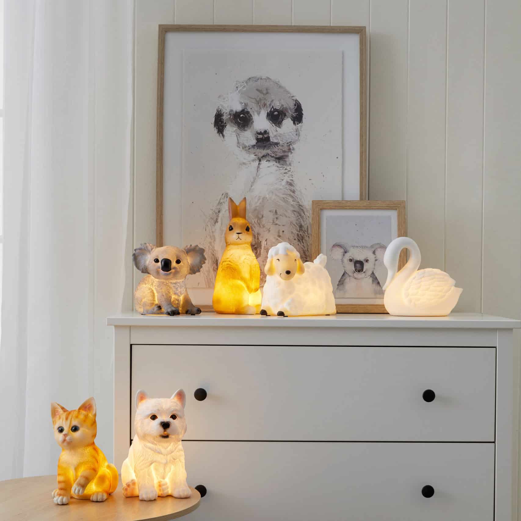 Jiggle & Giggle Bunny Night Light for Kids - Cute LED Nursery Lamp with Soft Glow for Bedroom, Baby Room & Toddler Sleep Aid | Perfect Birthday Gift for Boys & Girls