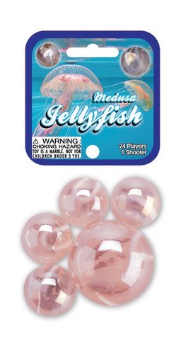 Medusa Jellyfish Marbles - Unique Glass Decor for Home & Office | Perfect for Aquariums, Terrariums, and DIY Craft Projects