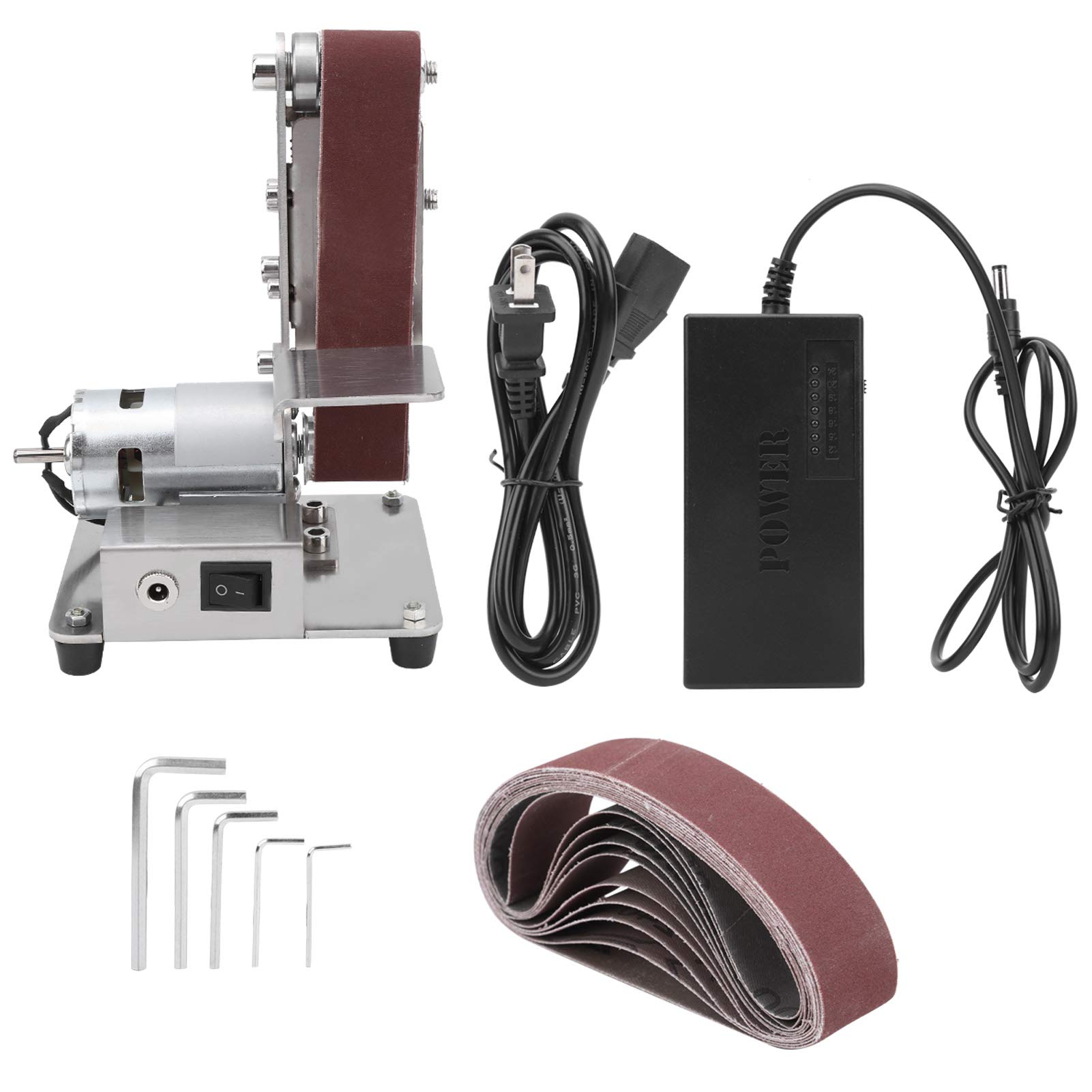 Mini Electric Belt Sander 775 - Multifunctional DIY Polishing & Grinding Machine, 110-240V (US Plug) - Perfect for Woodworking, Metal Polishing & Home DIY Projects