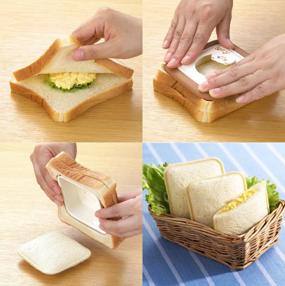 Square Edge Sealing Sandwich Cutter - Perfect for Lunch Boxes, Picnics & Kids Snacks - Durable Stainless Steel Sandwich Maker for Home & School Use