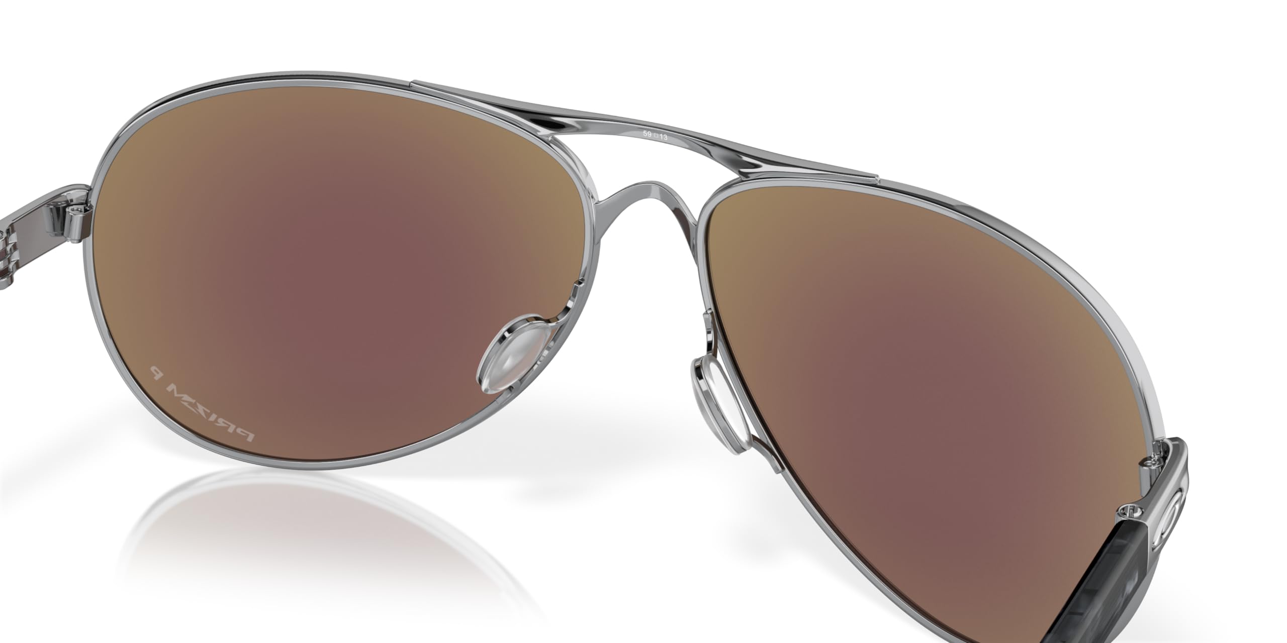 Oakley Women's Oo4079 Feedback Aviator Sunglasses - Polarized UV Protection for Driving, Travel & Outdoor Activities