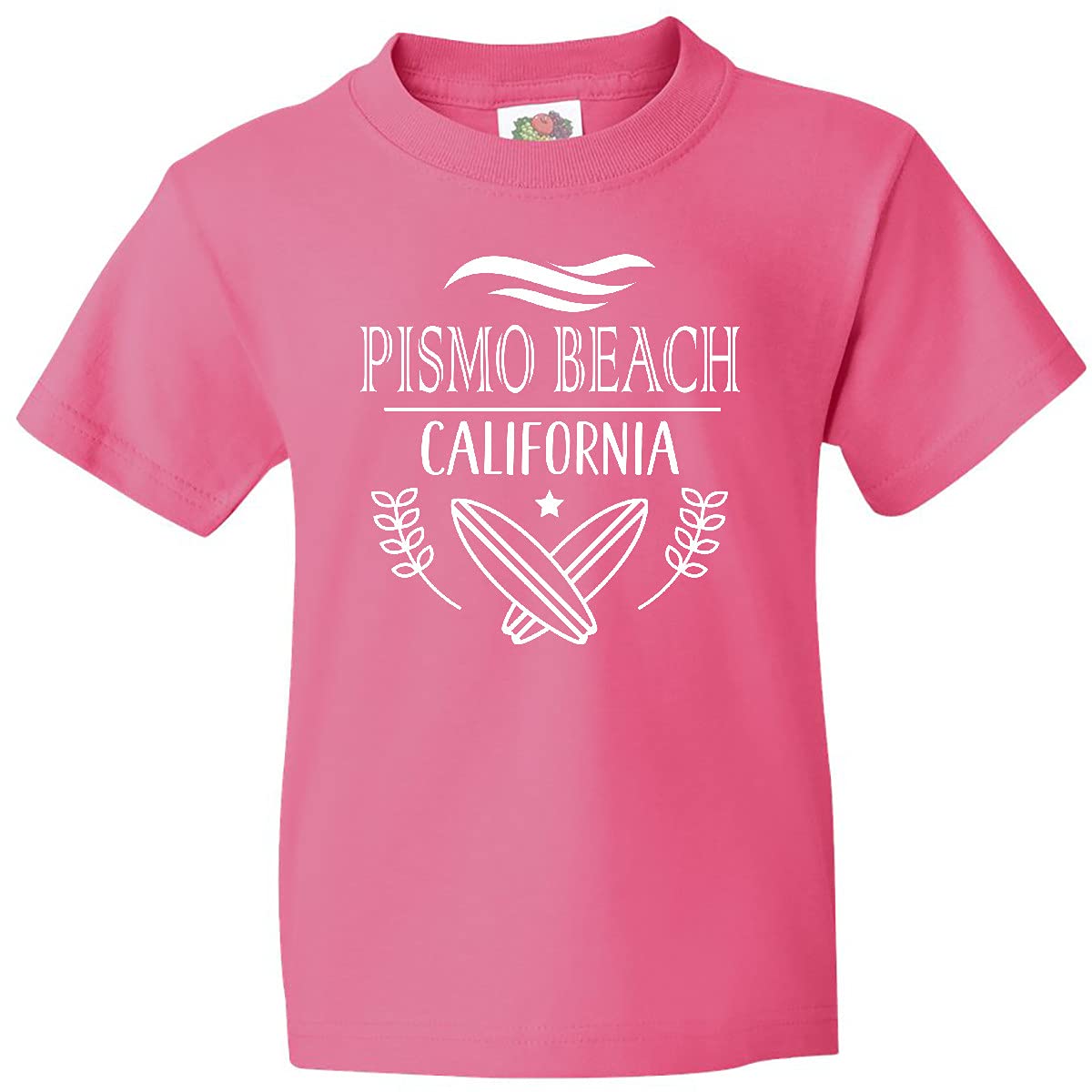 Inktastic Pismo Beach California Surfing Trip Youth T-Shirt - Cool Graphic Tee for Boys & Girls - Perfect for Beach Vacations, Surfing Adventures & California Travel Gifts