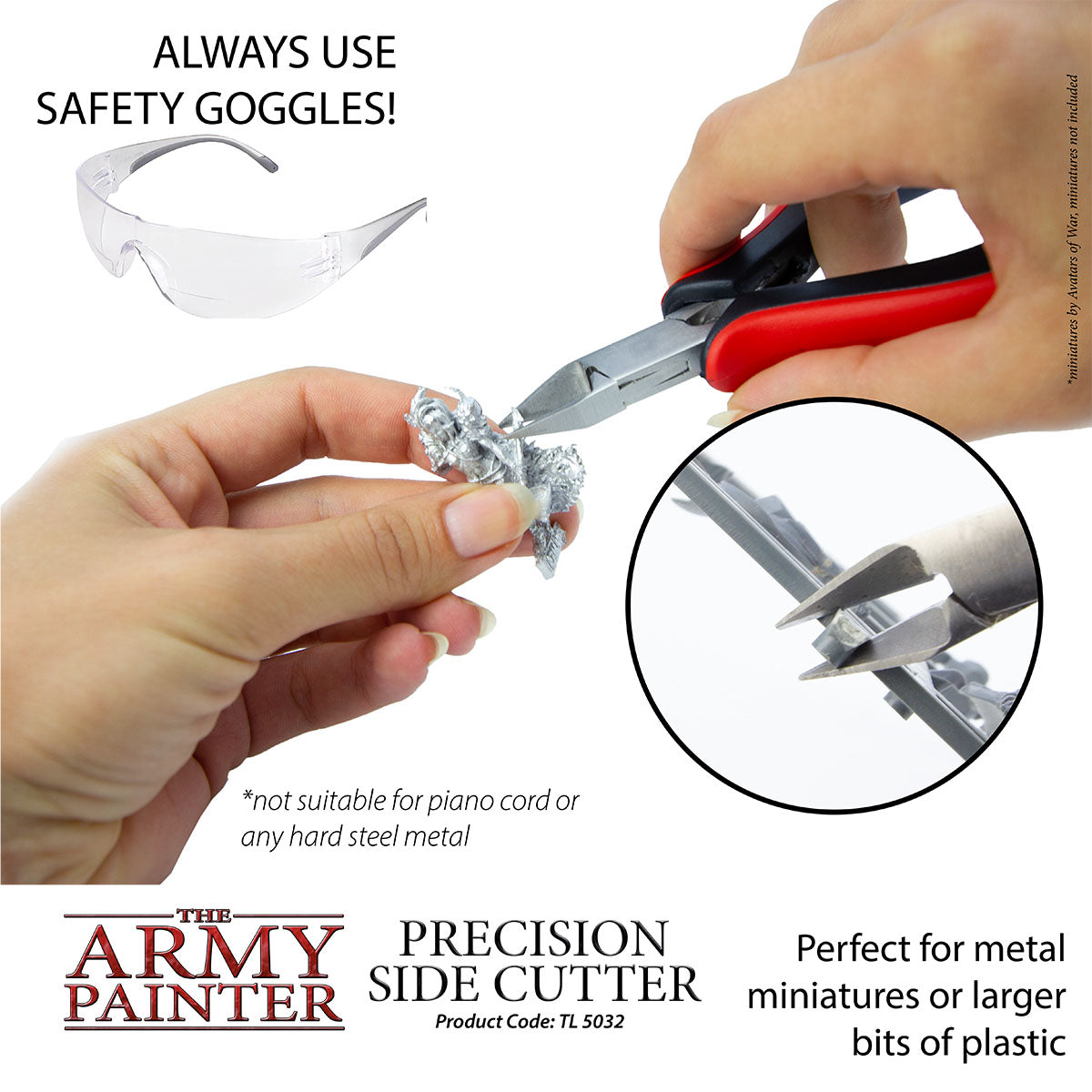 Precision Side Cutter - Professional Wire Cutting Pliers for Electronics, Jewelry & DIY Projects | High-Quality Flush Cutters for Clean Cuts | Perfect for Crafting, Model Building & Electrical Work