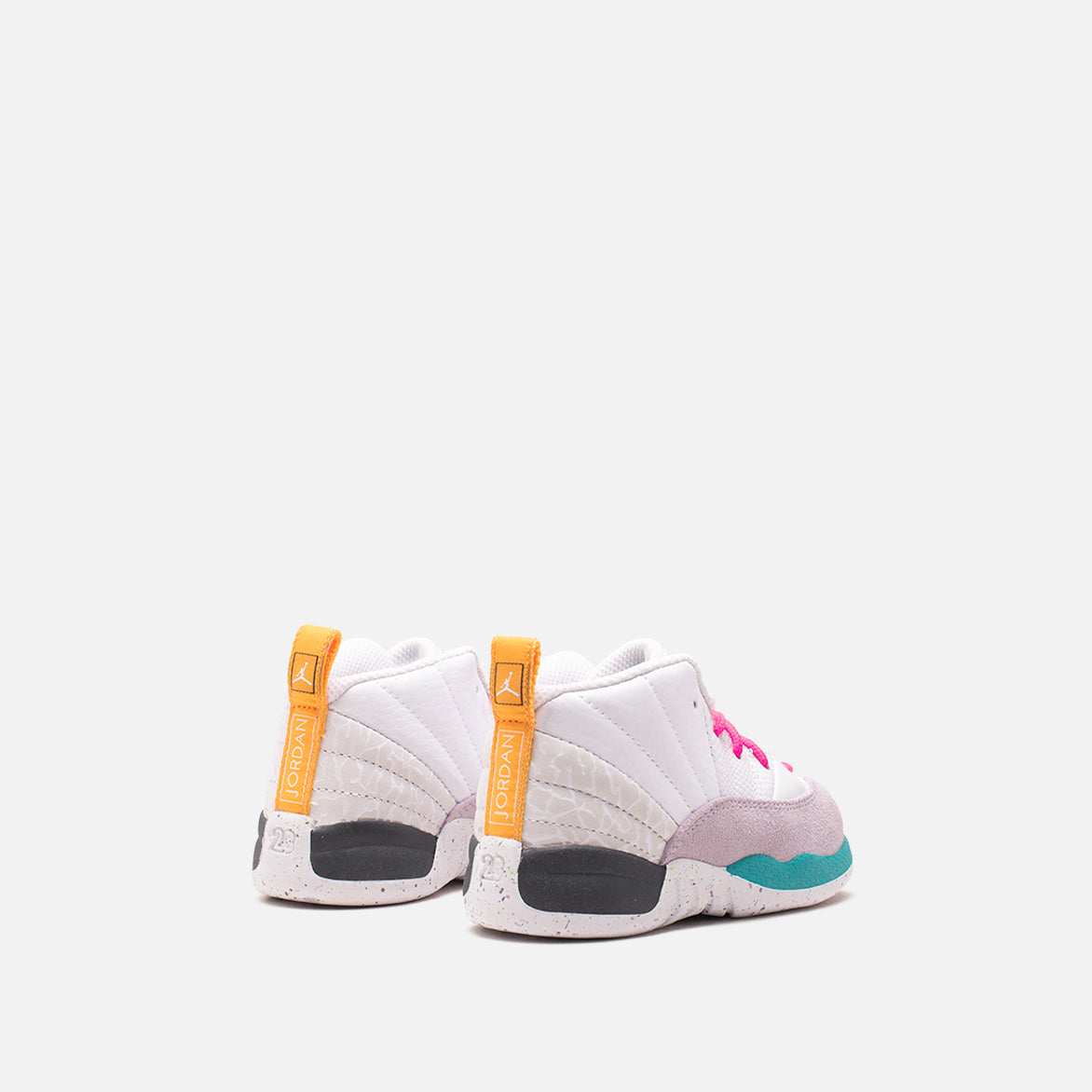 Air Jordan 12 Retro (TD) White/Vapor Green - Kids Basketball Shoes for Boys & Girls - Perfect for Court Play and Casual Streetwear Style