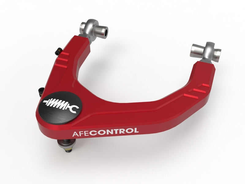 aFe Control 05-23 Toyota Tacoma Upper Control Arms - Red Anodized Billet Aluminum for Off-Road & Performance Upgrades - Perfect for Lifted Trucks & 4x4 Adventures